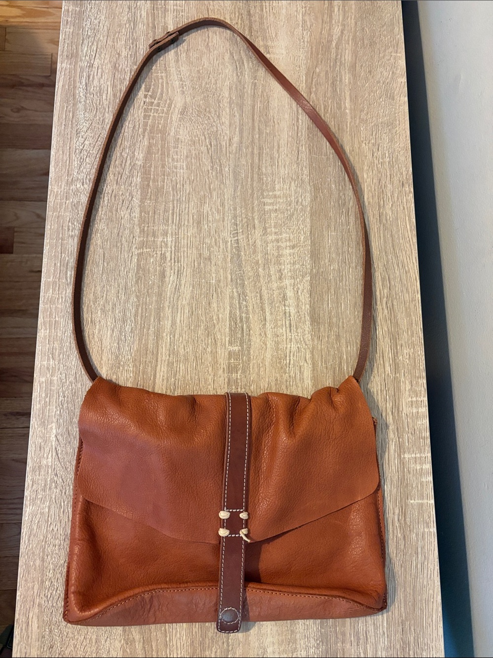 Anthropology Holding Horses Leather Crossbody Shoulder Bag